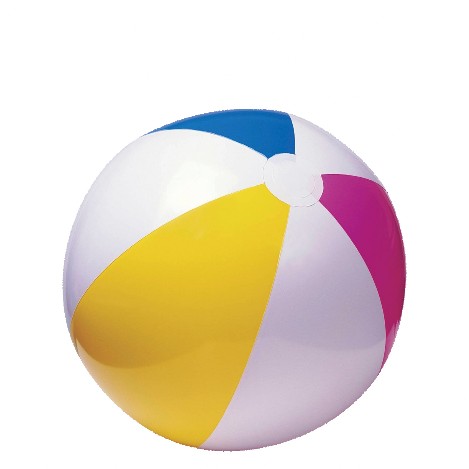 pelota playera inflable de colores