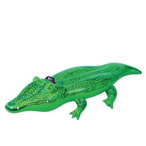 montable inflable con forma de cocodrilo montable inflable con forma de cocodrilo verde