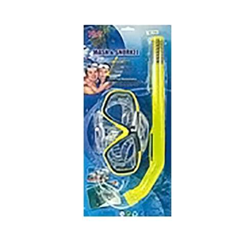 snorkel chico snorke chico amarillo con goggles